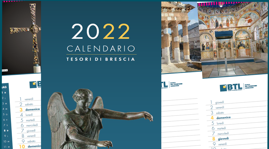 Calendario BTL 2022 - Con Fondazione Brescia Musei alla scoperta dei "Tesori di Brescia" 2